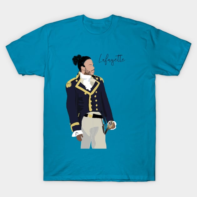 Hamilton Lafayette Daveed Diggs T-Shirt by Bookishandgeeky